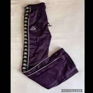 KAPPA Dark Purple Track Pants